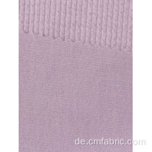 Polyester Rayon Spandex Französische Rippenstoff